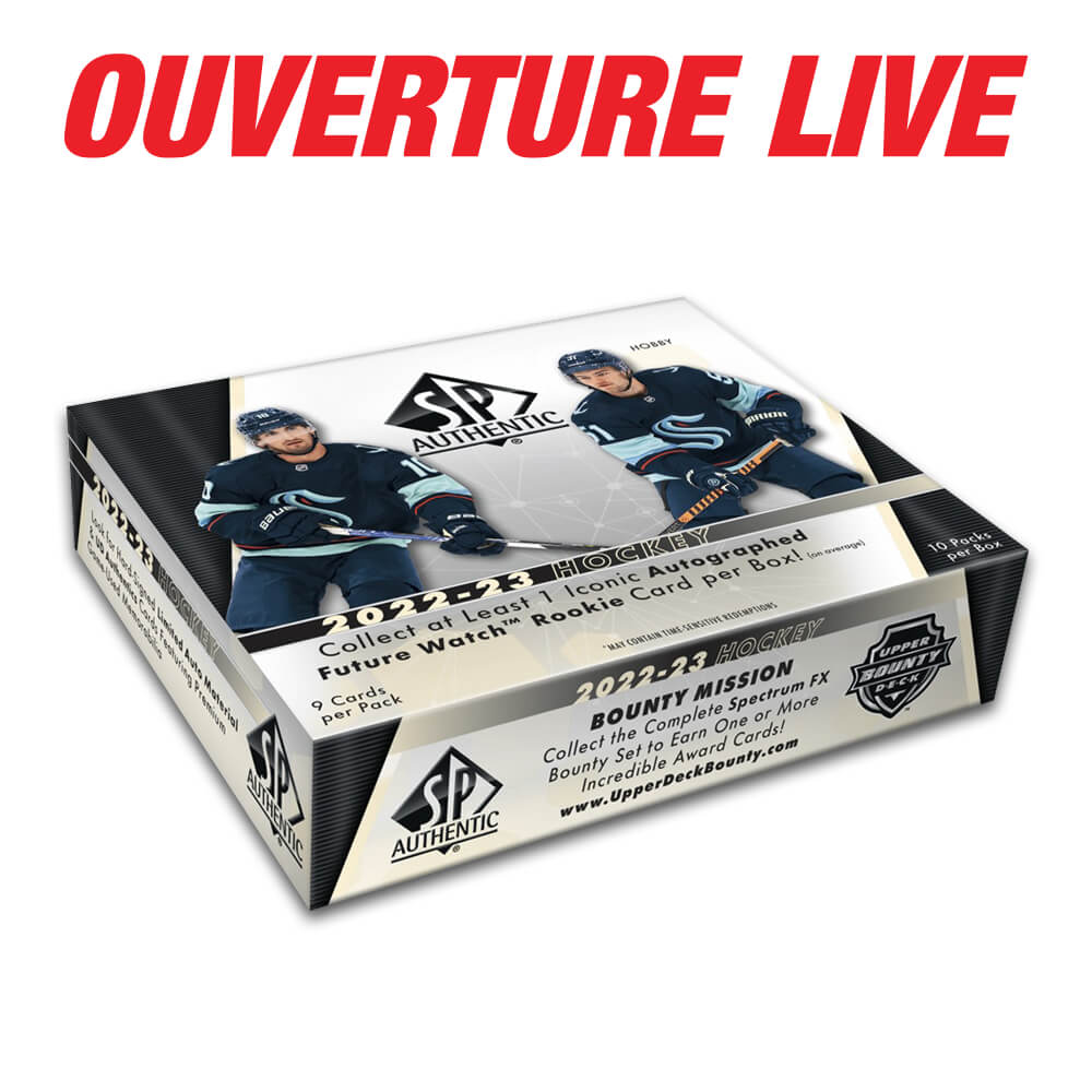 2022-23 Upper Deck SP Authentic Hockey Hobby Box