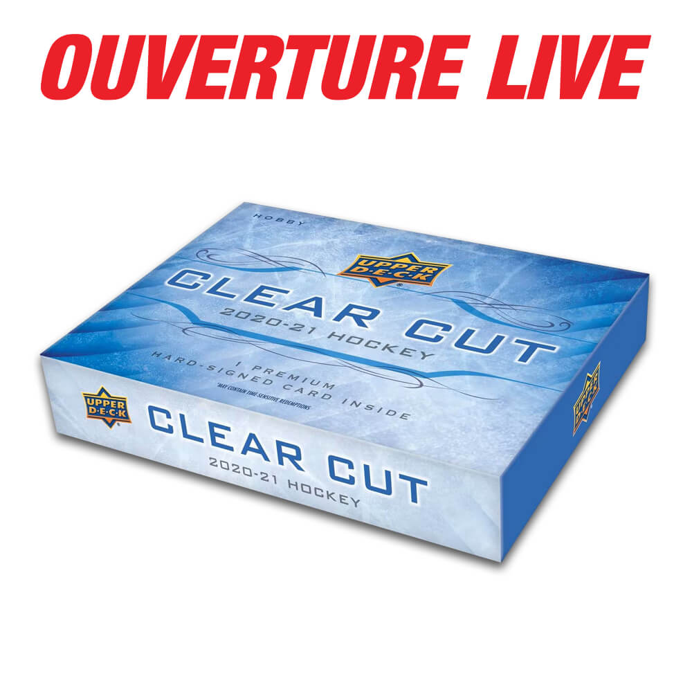2020-21 Upper Deck Clear Cut Hockey Hobby Box