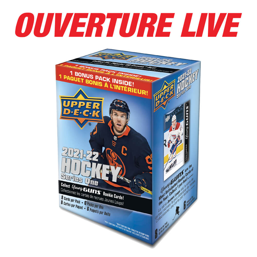 2021-22 Upper Deck Series 1 Hockey Blaster Box