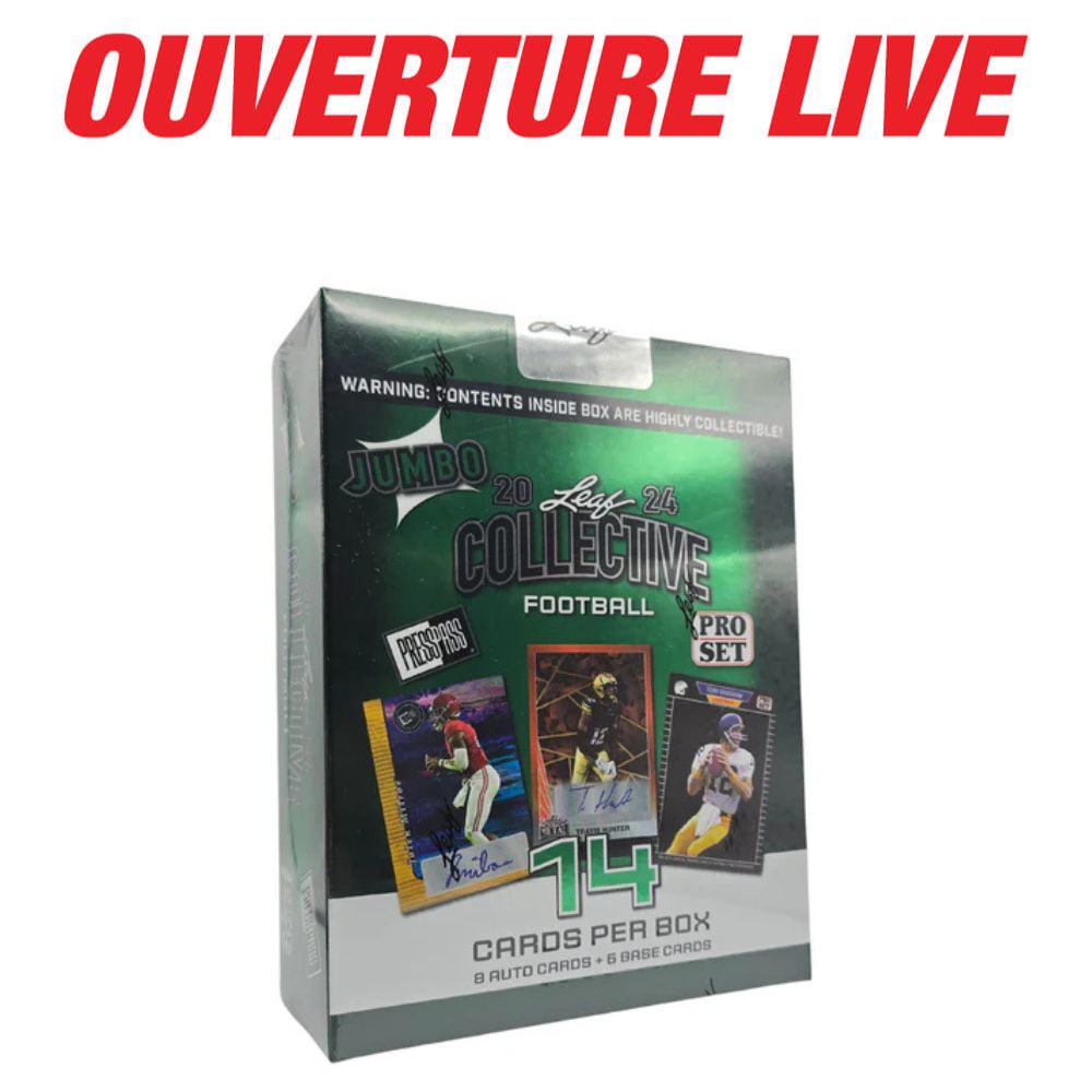 2024 Leaf Collective Football Jumbo Box