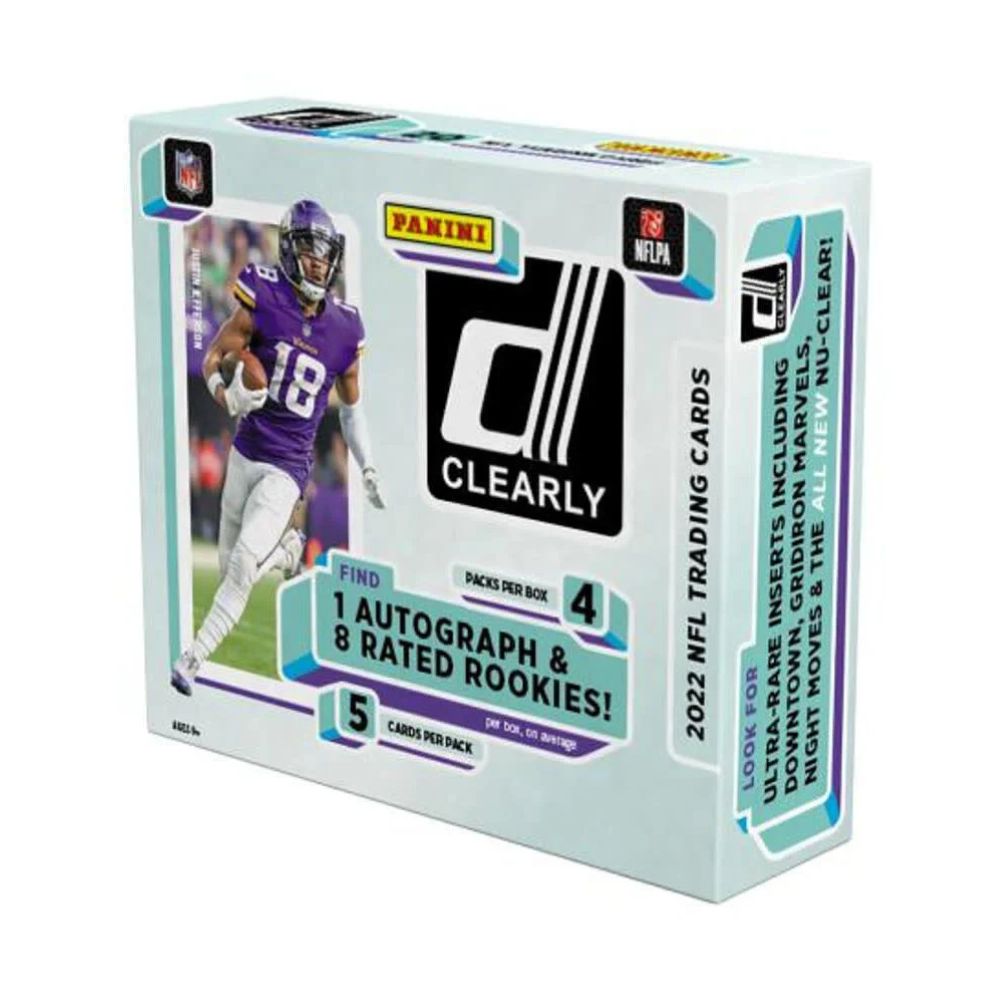 2022 Panini Donruss Clearly Football Hobby Box