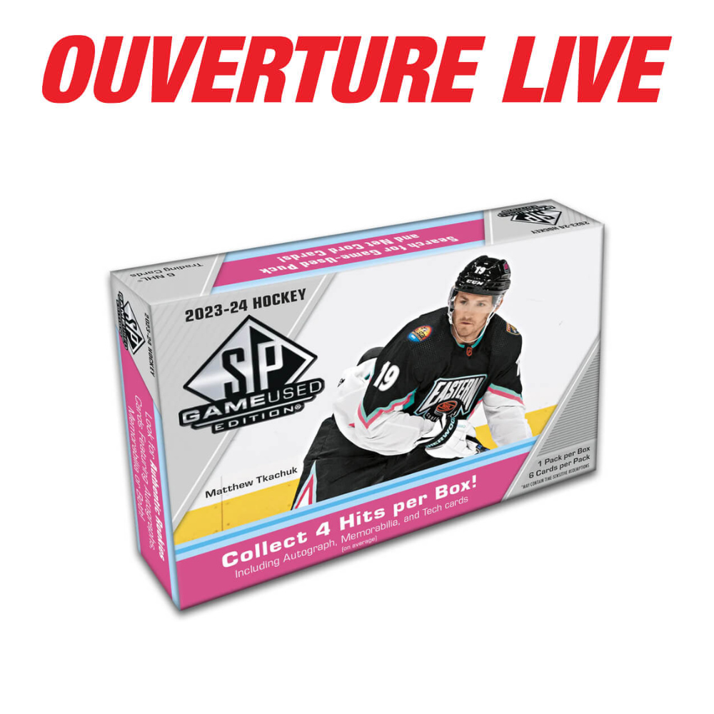 2023-24 Upper Deck SP Game Used Hobby Box