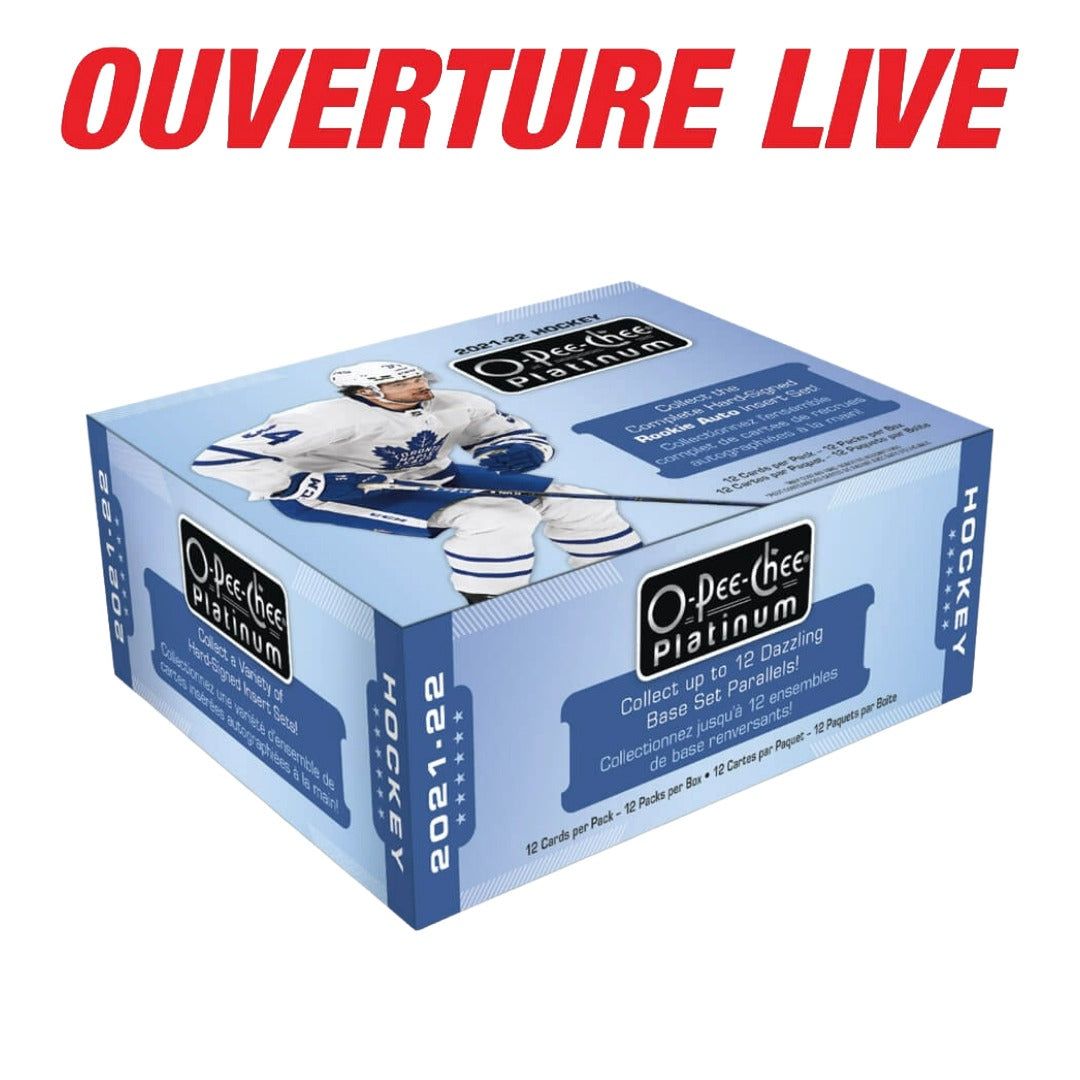 2021-22 Upper Deck O-Pee-Chee Platinum Hockey Hobby Box