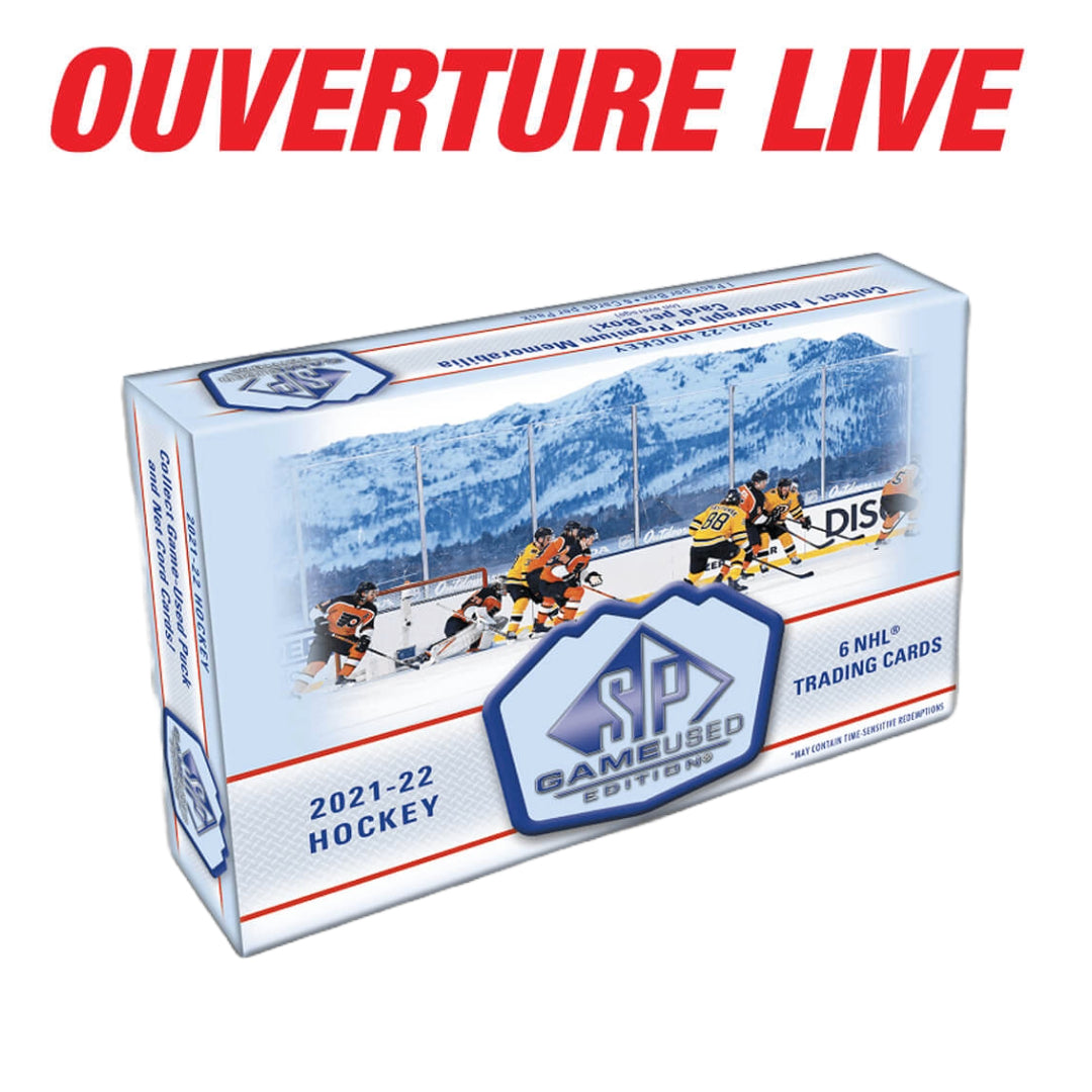2021-22 Upper Deck SP Game Used Hockey Hobby Box
