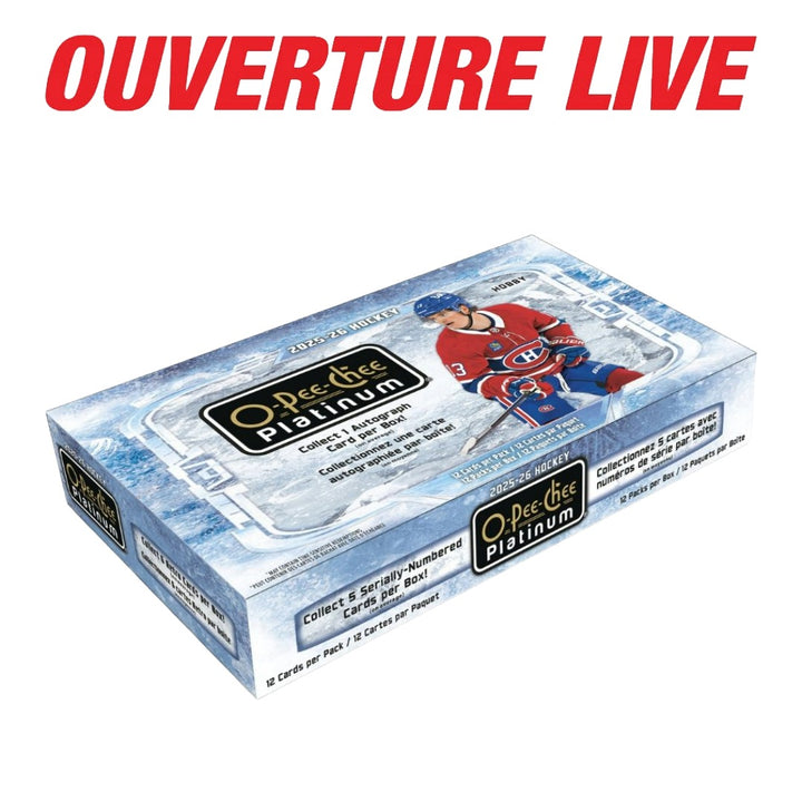 2025-26 Upper Deck O-Pee-Chee Platinum Hockey Hobby Box