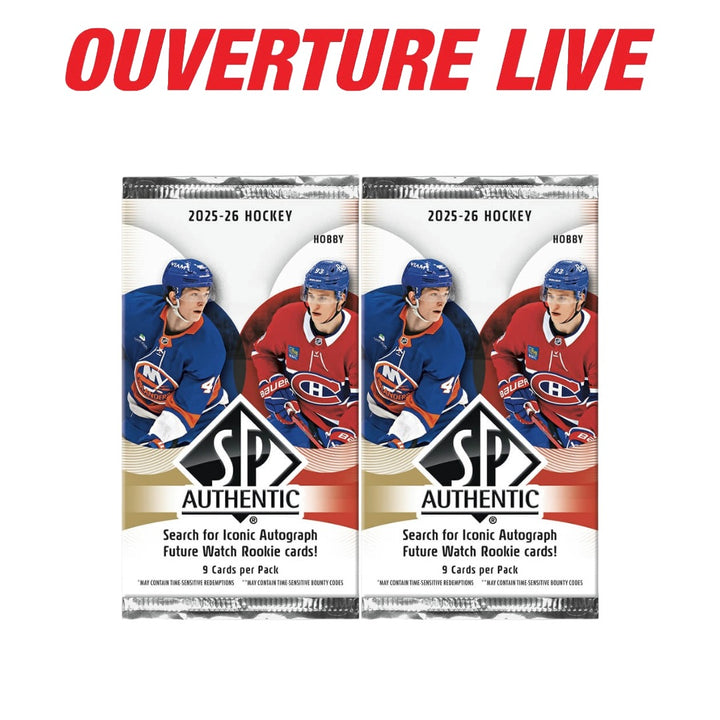 2025-26 Upper Deck SP Authentic Hockey Hobby Box