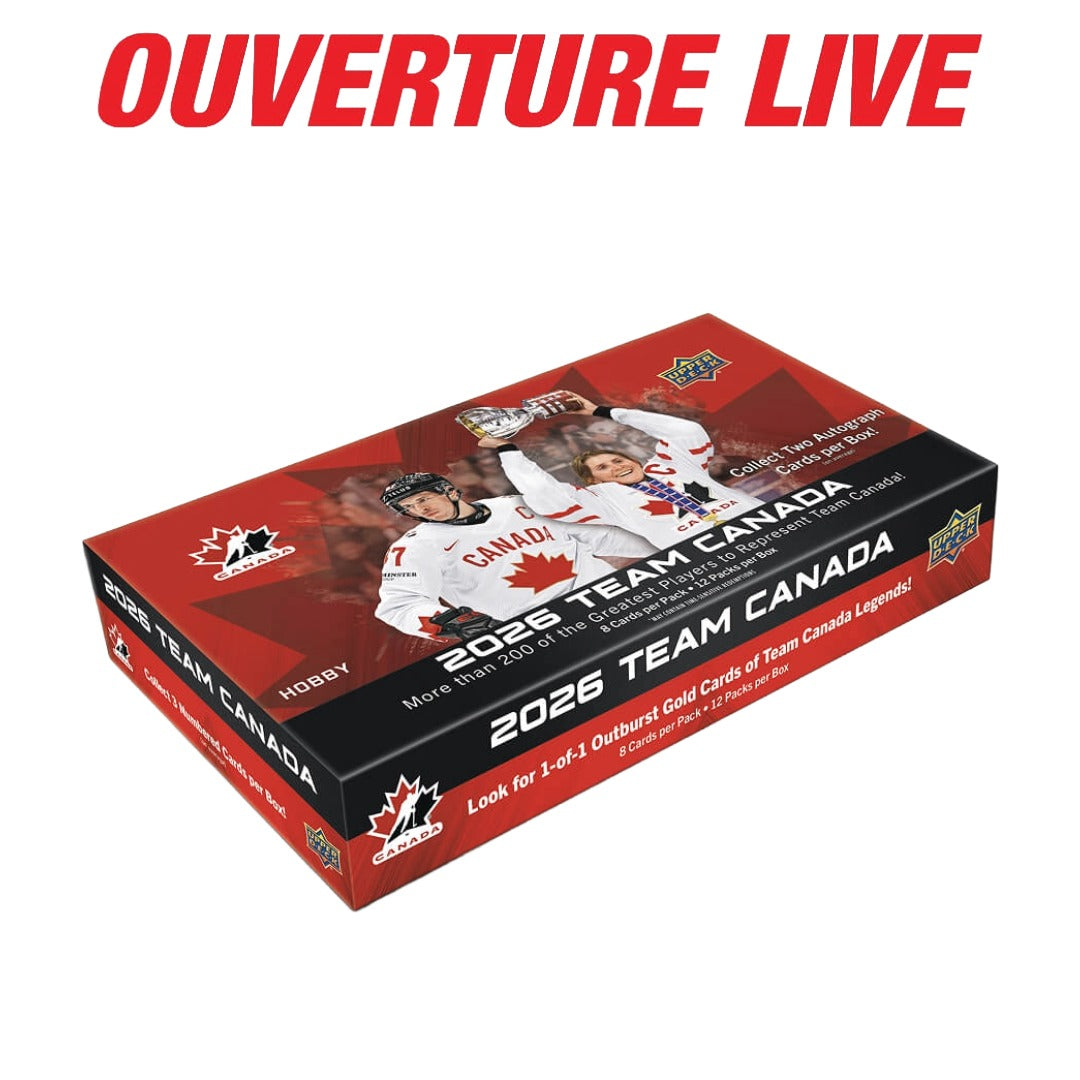 2025-26 Upper Deck Team Canada Hockey Hobby Box