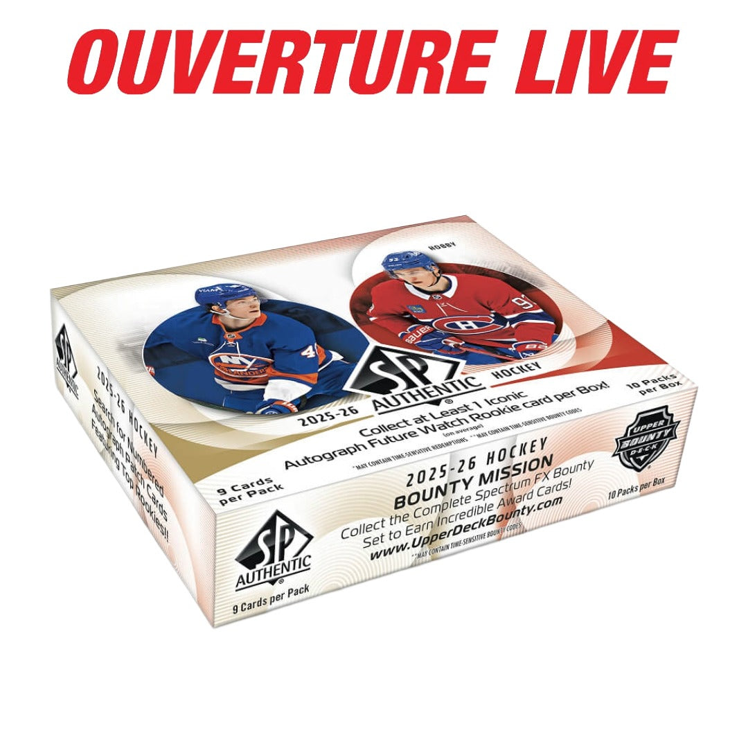 2025-26 Upper Deck SP Authentic Hockey Hobby Box